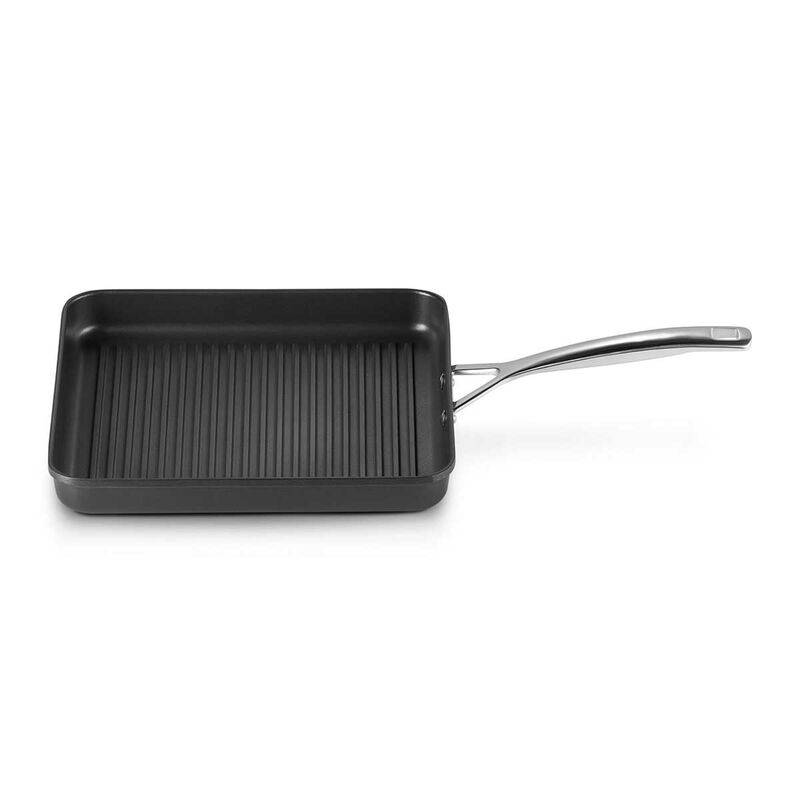 Le Creuset Toughened Non-Stick Square Grill with Long Handle 28cm image number 0